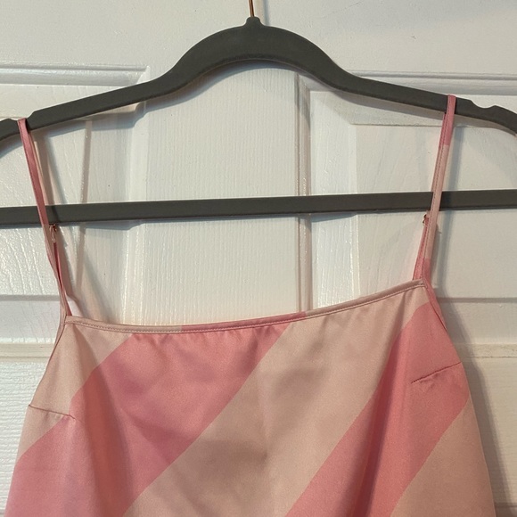 Victoria secret striped pink cami tank top m adj - Picture 8 of 8
